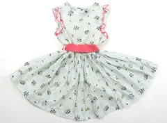 【プチバトー/PETITBATEAU】ワンピース 100サイズ 女の子【子供服・ベビー服】（2133799）