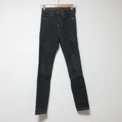 美品 EMPORIO ARMANI エンポリオアルマーニ ストレッチ スキニー デニムパンツ ジーンズ W24 グレー レディース 古着 中古 USEDのサムネイル