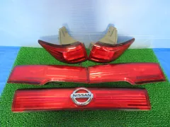 ★SFC6556/点灯ok 日産 エルグランド TE52 PE52 E52 純正 テールライト テールランプ リアガーニッシュ リアライト バック 後 5点 左右のサムネイル