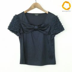 美品】ブルーレーベル クレストブリッジ トップス カットソー 半袖 紺
