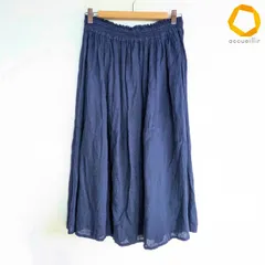 #snc ネクストローブ nest Robe スカート 紺 麻 レディース [1004667]