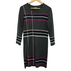 SONIARYKIEL(ソニアリキエル) ワンピース サイズ38 M レディース美品  - ダークグレー×ピンク×マルチ 長袖/ロングのサムネイル