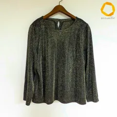 #anc ジバンシィ GIVENCHY カットソー 48 黒 ゴールド ラメ ニット レディース [997321]のサムネイル