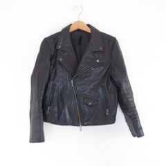 DOMENICO+SAVIO sheep leatherノーカラー ジャケット - メルカリ