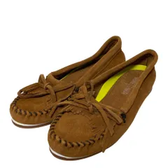 美品 MINNETONKA ミネトンカ KILTY PLUS モカシンシューズ US6 23.0cm相当 ブラウン レディース 古着 中古 USEDのサムネイル
