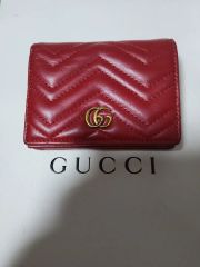 新品】GUCCI GGロゴ キルティング 二つ折り財布 - メルカリ