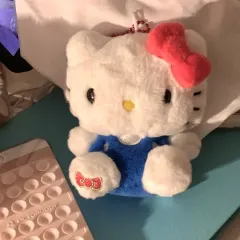 オリジナル Sanrio 正規品 HELLO KITTY キーホルダー マスコット 新品 レッド ブルー