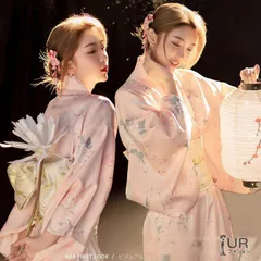 浴衣 レディース 可愛 花柄 浴衣 和服 ゆかた コスチューム 浴衣 簡易な帯 ヘッドアクセサリー 旅館 浴衣 花柄 平織り きれいめ フリーサイズ 花火大会 夏祭り 盆踊り 大人用