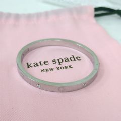 kate spade NEW YORK リボンモチーフバングル ピンクゴールド - メルカリ