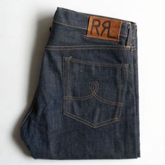 新品未使用RRL デニムパンツ 濃紺 セルビッチ 40×32 ビッグサイズ