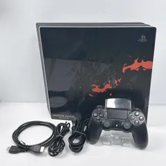 プレステ4 本体 PS4 モンスター ハンターリオレウスエディション FW12.52 CUH-7100B 1TB プレイステーション4 PlayStation4 Pro MONSTER HUNTER WORLD LIOLAEUS EDITION 番号M1919