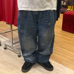 90s 00s rocawear hiphop デニム パンツ ワイド 極太 bboy Y2K 海外