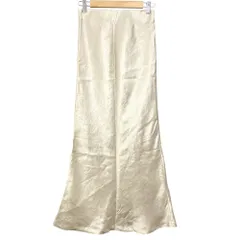 良品 24SS PARIGOT パリゴ マキシ丈 タイト フレアスカート サイズ38 ベージュ レディース 古着 中古 USEDのサムネイル