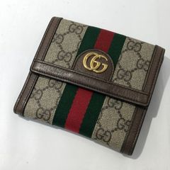OLD GUCCI シェリーライン GGスプリーム 折り財布 9352 - メルカリ