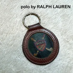 polo by RALPH LAUREN ラルフローレン キーホルダー キーリング レザー ヴィンテージ