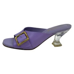 美品✨GUCCI サンダル GG レザー シマ パープル チャーム 22.5 - メルカリ