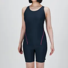 新品 [ミズノ] スイム フィットネス水着 セパレーツ レディース ネイビー×ピンク XL