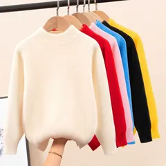 ニット セーター キッズ トップス 子供服 男の子 女の子 長袖 秋冬 リブニット キッズニット 子ども服 おしゃれ かわいい 厚手 通園服 裏起毛 冬服 春服 秋服 ゆったり 子ども服 可愛い カジュアル 韓国 プレゼント ギフト #dmjcoa#