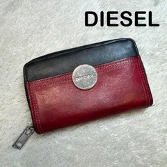 DIESEL ディーゼル 二つ折り財布 本革 レザー ツートンカラー ユニセックスのサムネイル