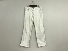 本物バーバリーブラックレーベルBURBERRYBLACKLABELコットンチノスラックスパンツメンズサーフアメカジミリタリーストリートスケーターワークビジネススーツモードゴルフドレスバイカー白ホワイト76Sのサムネイル