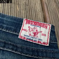 トゥルーレリジョン レインボー ジョイ デニムパンツ ズボン S