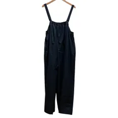 美品 Drawer ドゥロワー ウール ナイロン サロペット オールインワン 6514-299-1238 SIZE36 ネイビー レディース 古着 中古 USEDのサムネイル