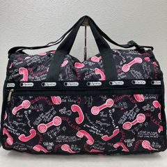 極美品☆レスポートサック ラージウィークエンダー ボストンバッグ 黒