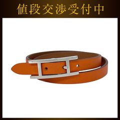 美品 エルメス レザーブレスレット ビーアピ ヴェールフィズ ピンク 