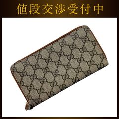グッチ 二つ折り 財布 ベージュ シマライン 203549 4276 ハート GG
