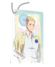 ドイツ ヘタリア World☆Stars トレーディングアクリルブロックキーホルダー パステルフラワーコーデVer. グッズ キーホルダー