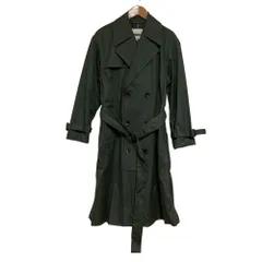 良品 Barbour バブアー コットンナイロン トレンチコート サイズ8 カーキグリーン レディース 古着 中古 USEDのサムネイル