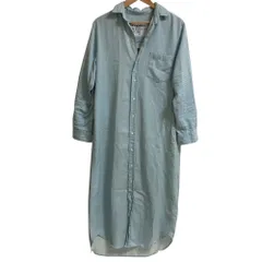 良品 Frank&Eileen フランクアンドアイリーン RORY STONEWASHED シャツ ワンピース サイズS ライトブルー レディース 古着 中古 USEDのサムネイル