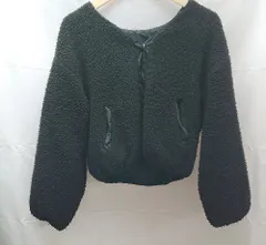 ◇ GIORDANO ジョルダーノ リバーシブル ボア ナイロン 2way ボリューム 防寒防風 長袖 ブルゾン サイズM ブラック E 1301170015771レディース 【1301170015771】のサムネイル