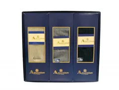 未使用 アクアスキュータム Aquascutum 靴下 3足セット 未使用品 24-26cm 綿 ポリウレタン ナイロン メンズ ソックス  服飾小物 紳士用 紳士靴下 ビジネスソックス ワンポイント刺繍 ネイビー グレー 紺 ベージュ のサムネイル
