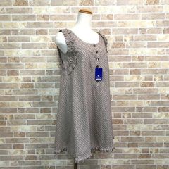 送料込み！ 美品 FENDI タンクトップ 42 グレー コットン トップス 590