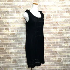 送料込み！ 美品 ISSEY MIYAKE ワンピース M ブラック ポリエステル 日本製 597
