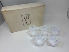 ◇保管品 カメイガラス 小鉢 オパールガラス オパールクリスタル
