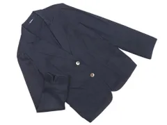 Aquascutum アクアスキュータム シャーリング テーラード ジャケット size8/紺 ■◇ レディース