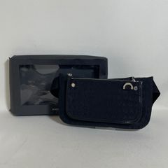 2605-30｜美品｜ブルガリ ボディバッグ ブラック ロゴマニア - メルカリ