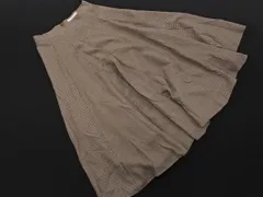 ANAYI アナイ チェック ロング スカート size36/アイボリーｘカーキｘ黒 ■◇ レディース