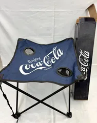N 処分価格HO【中古品】コカコーラ ビーチテーブル 折りたたみ Coca-Colaのサムネイル