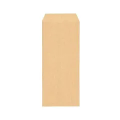 (まとめ) ピース R40再生紙クラフト封筒 長470g／m2 〒枠なし 404-80 1ケース（1000枚） 〔×10セット〕