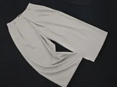 green label relaxing グリーンレーベルリラクシング ユナイテッドアローズ タック ワイド パンツ size38/グレー ■◇ レディース