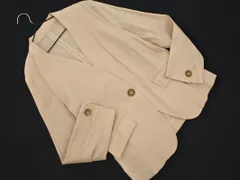 CLEAR IMPRESSION クリアインプレッション リネン混 ノーカラー ジャケット size1/ベージュ ■◇ レディースのサムネイル