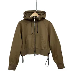 Sacai(サカイ) パーカー サイズ2 M レディース - SCW-095 グレーベージュ 長袖/ジップアップ/ショート丈のサムネイル