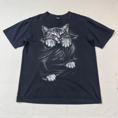 90s USA製 SKEEZIX Wild Hare 黒猫 Tシャツ USA製 - メルカリ