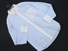 SHIPS シップス チェック シャツ 水色 ■◇ メンズ