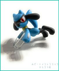 Pokemon 포켓몬 링규 포켓 몬스터 반지형 미니 피규어[ 리올 ](단품) 신품 미사용 안봉투 미개봉 1개