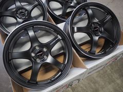新品 4本セット】18インチ 9.5J+10 114.3 5穴 ブラック - メルカリ