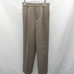◇ 美品 Lian リアン ストレッチ タック カジュアル ビジネス オフィス テーパードパンツ サイズF ブラウン系 E 1301260037287 レディース 【1301260037287】のサムネイル